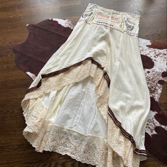 🔹New🔹Vintage Boho Drop Waist Skirt - Picture 5 of 7